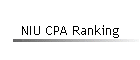 NIU CPA Ranking